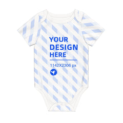 Create Your Own Soft And Skin-friendly Baby Cotton Short-sleeved Romper