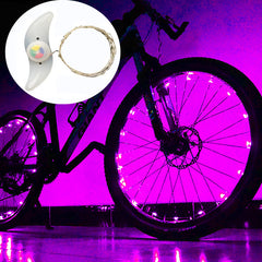 Super Cool Bicycle Led Hub Light Set Mountain Bike Rack Decorative Light Bicycle Spoke Lights Night Riding Bicycle Wheel Light