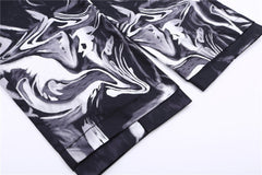 Tie Dye Pants Men's Loose Street Straight