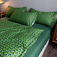 Pure Cotton Fitted Sheet Quilt Set
