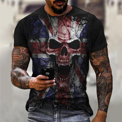 Summer New 3D Printing Fashion Boys' Short Sleeve T-shirt