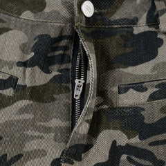 American Retro Camouflage Bell-bottom Pants Men