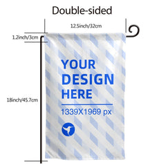 Create Your Own Multi-shaped Rain-resistant Garden Decoration Flag