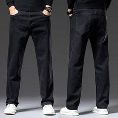 High Elastic Men's Straight Loose Spring And Autumn Jeans