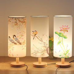 Modern New Chinese Bedroom Bedside Table Lamp