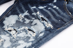 urban TEEN  Fashion Ripped Jeans STONE WASHED Pants