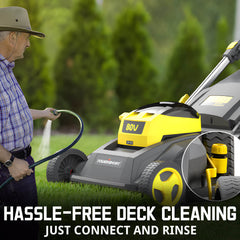 80V 26" Brushless Cordless Self-Propelled Lawn Mower w/ Battery & Charger PS76826