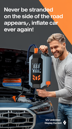 Car Wireless Inflatable emergency Start Power All-in-one Machine