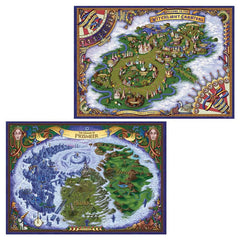 D&D: Icons of the Realms - The Domain of Prismeer and The Witchlight Carnival Wall Map